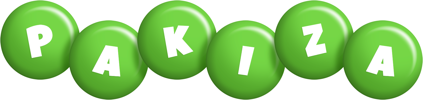 Pakiza candy-green logo
