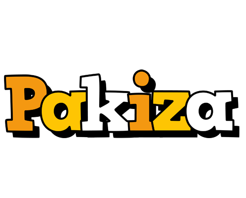 Pakiza cartoon logo