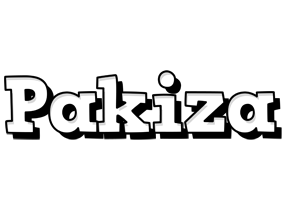 Pakiza snowing logo