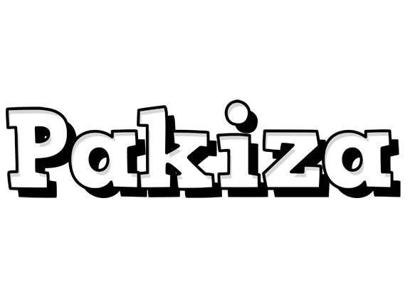Pakiza snowing logo