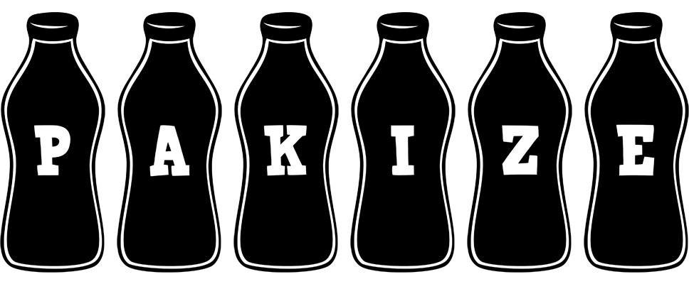 Pakize bottle logo