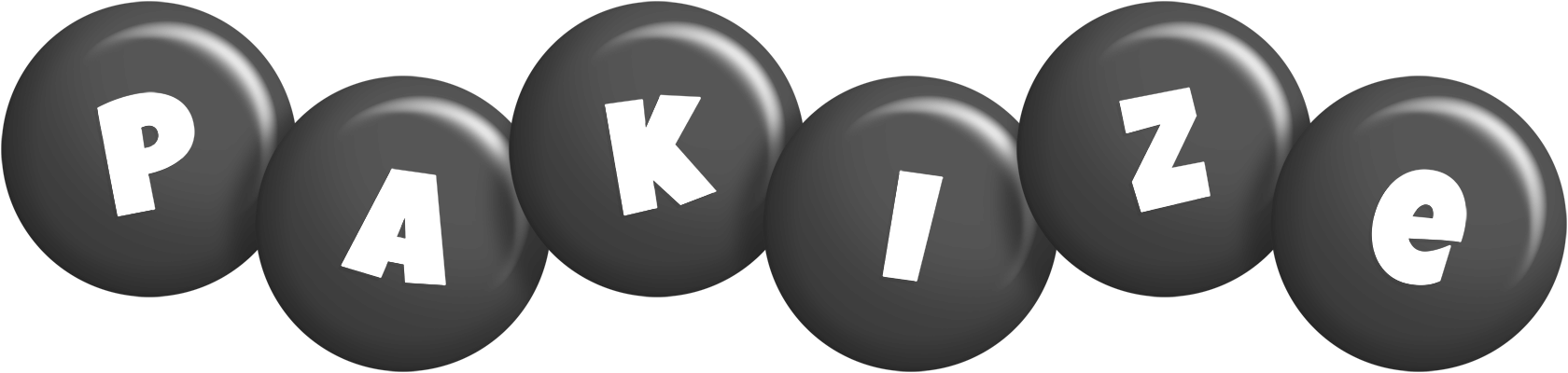 Pakize candy-black logo
