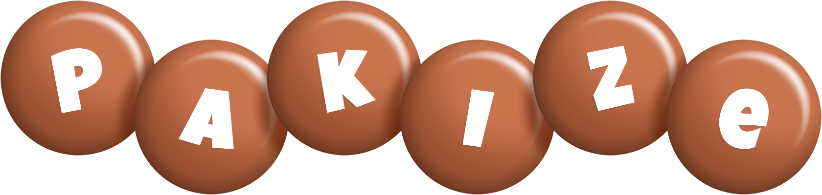 Pakize candy-brown logo