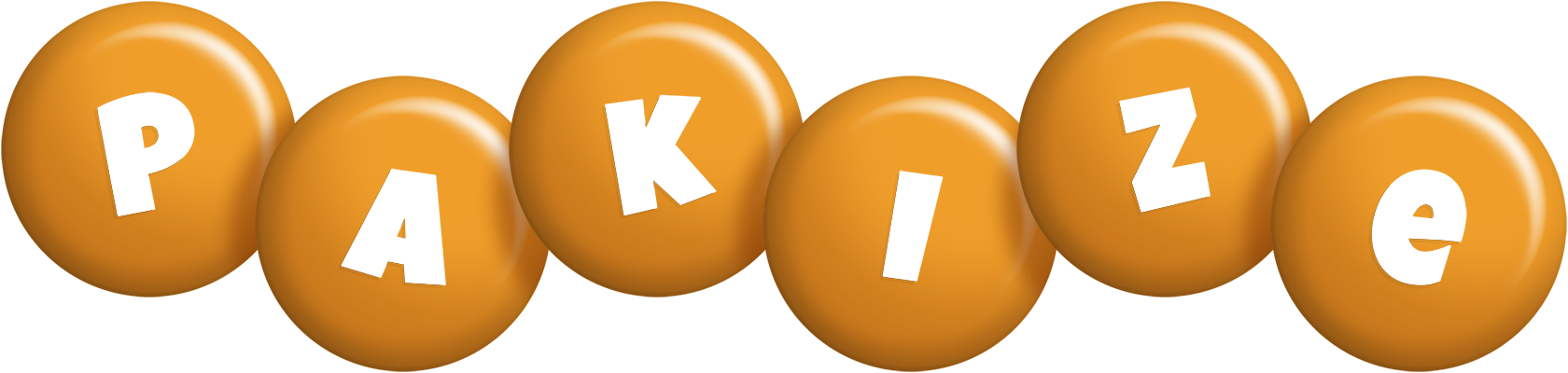 Pakize candy-orange logo