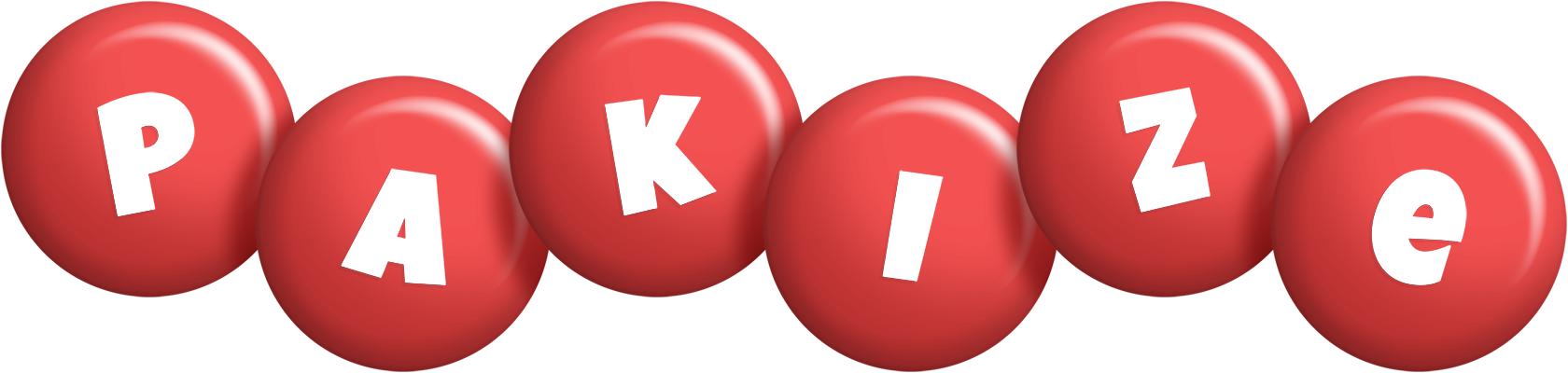 Pakize candy-red logo