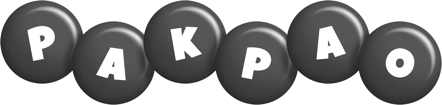 Pakpao candy-black logo