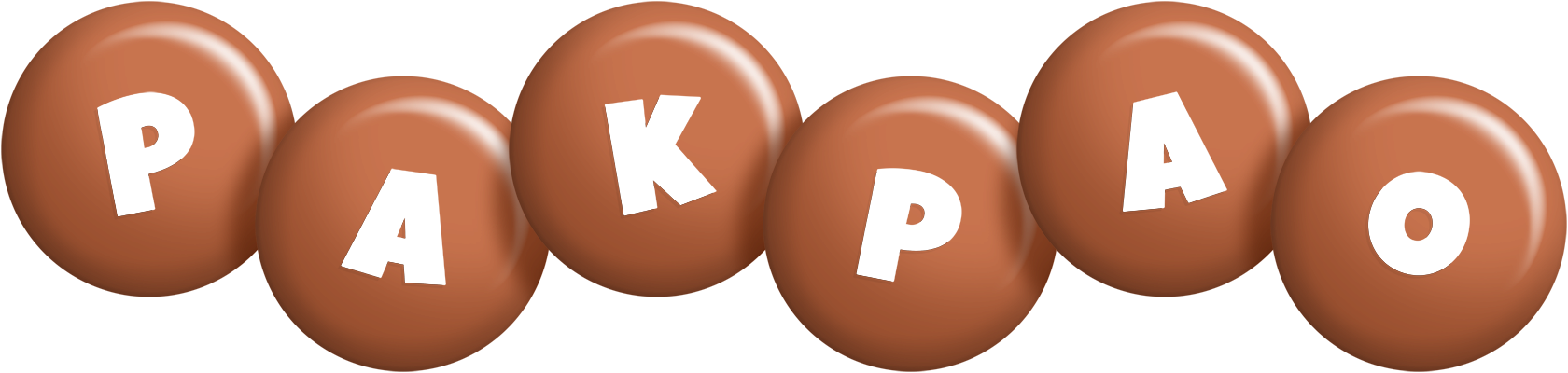 Pakpao candy-brown logo