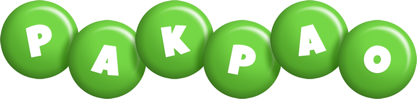 Pakpao candy-green logo