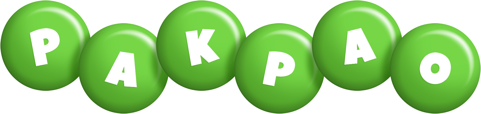 Pakpao candy-green logo