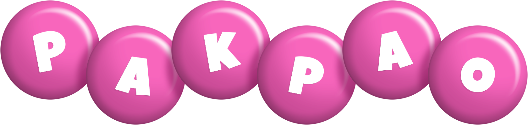 Pakpao candy-pink logo