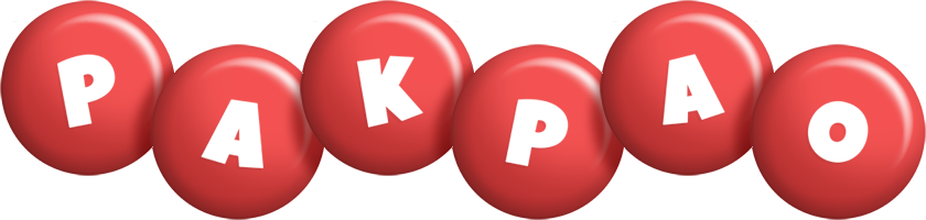 Pakpao candy-red logo