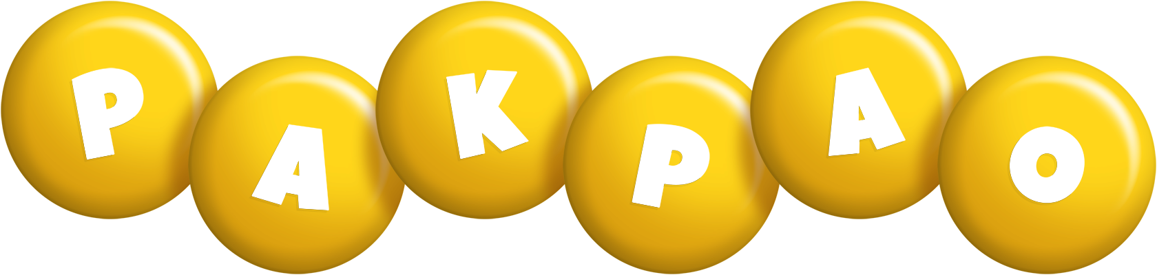 Pakpao candy-yellow logo