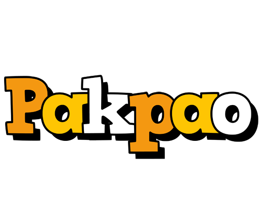 Pakpao cartoon logo