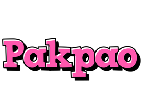 Pakpao girlish logo