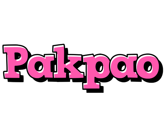 Pakpao girlish logo