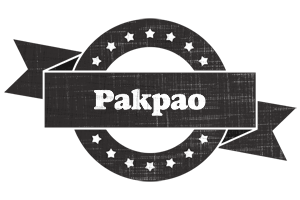 Pakpao grunge logo