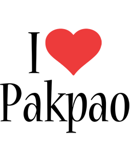Pakpao i-love logo