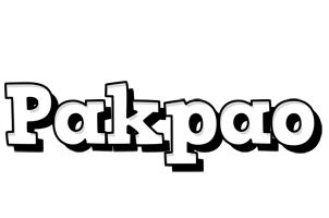 Pakpao snowing logo