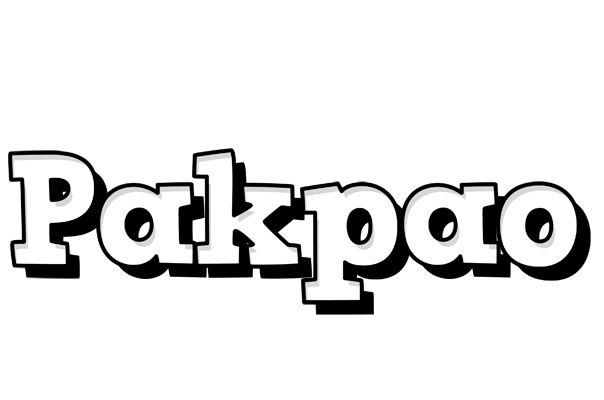 Pakpao snowing logo