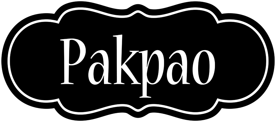 Pakpao welcome logo