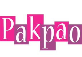 Pakpao whine logo