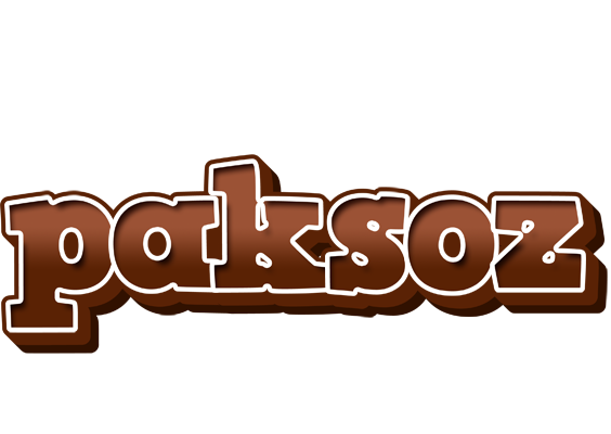 Paksoz brownie logo