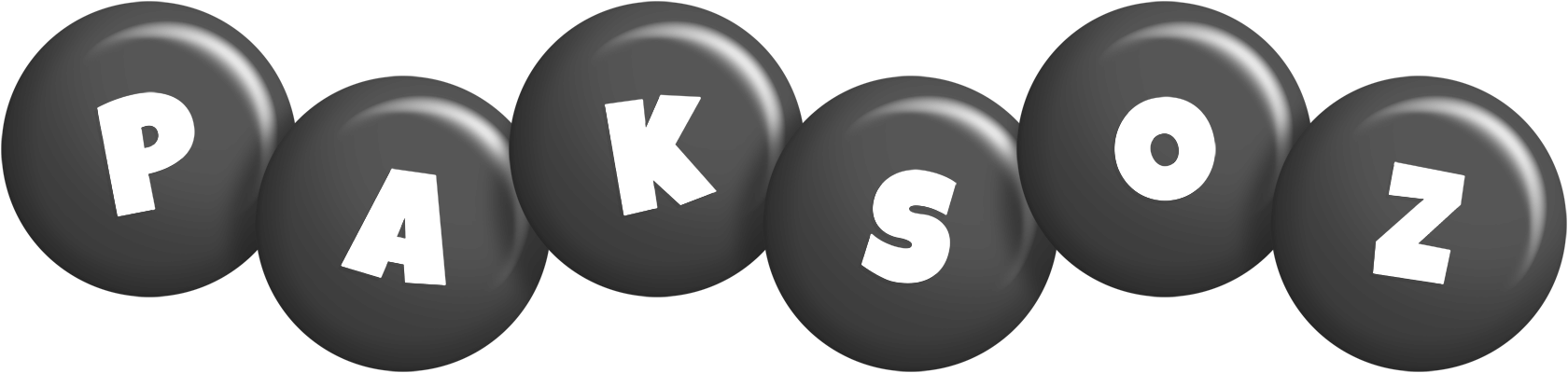 Paksoz candy-black logo