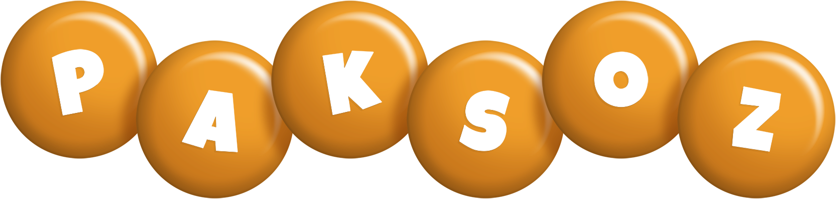 Paksoz candy-orange logo