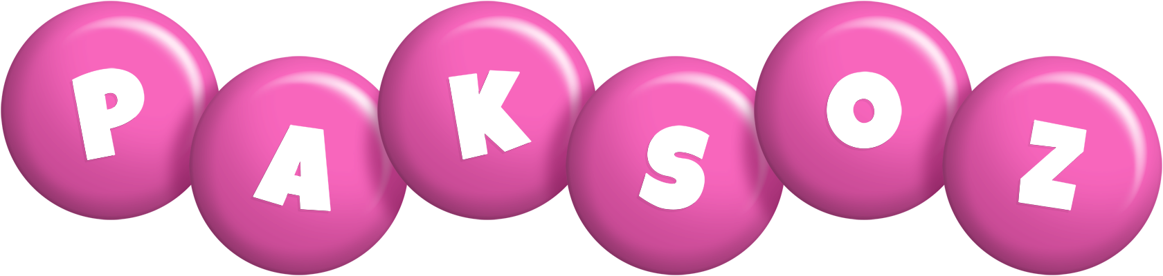 Paksoz candy-pink logo