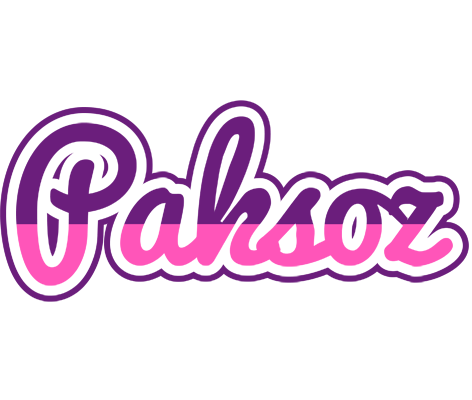 Paksoz cheerful logo