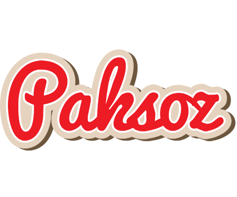 Paksoz chocolate logo
