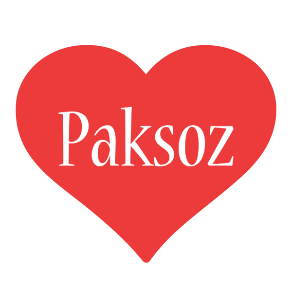 Paksoz love logo