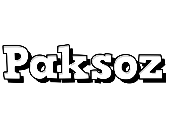 Paksoz snowing logo