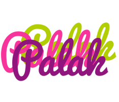 Palak flowers logo
