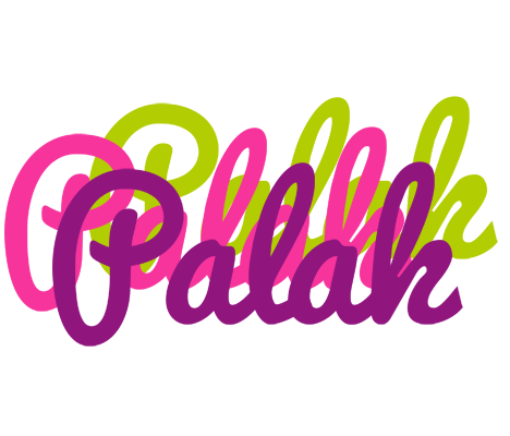 Palak flowers logo
