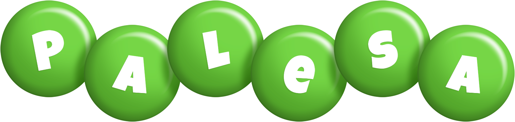 Palesa candy-green logo