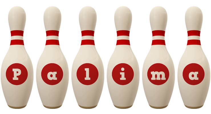 Palima bowling-pin logo