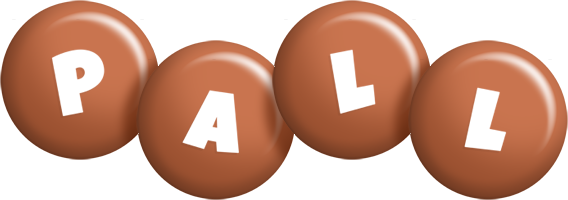 Pall candy-brown logo