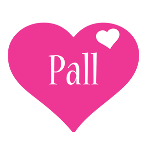 Pall love-heart logo