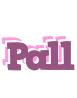 Pall relaxing logo