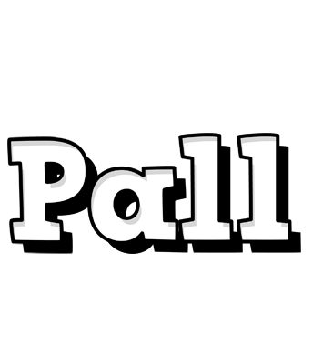 Pall snowing logo