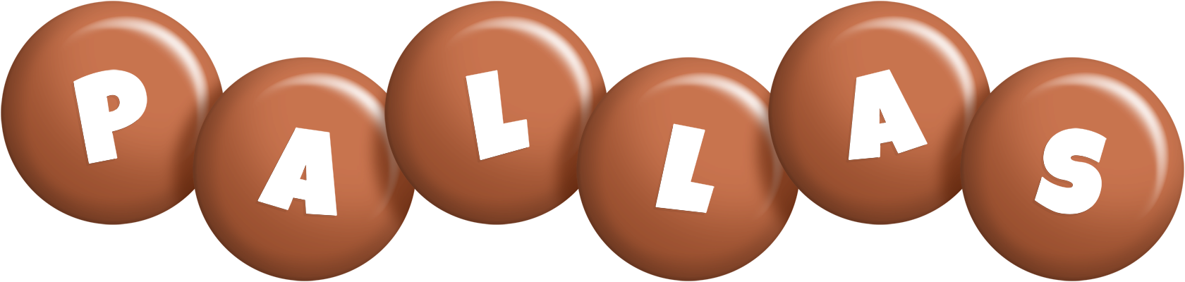 Pallas candy-brown logo