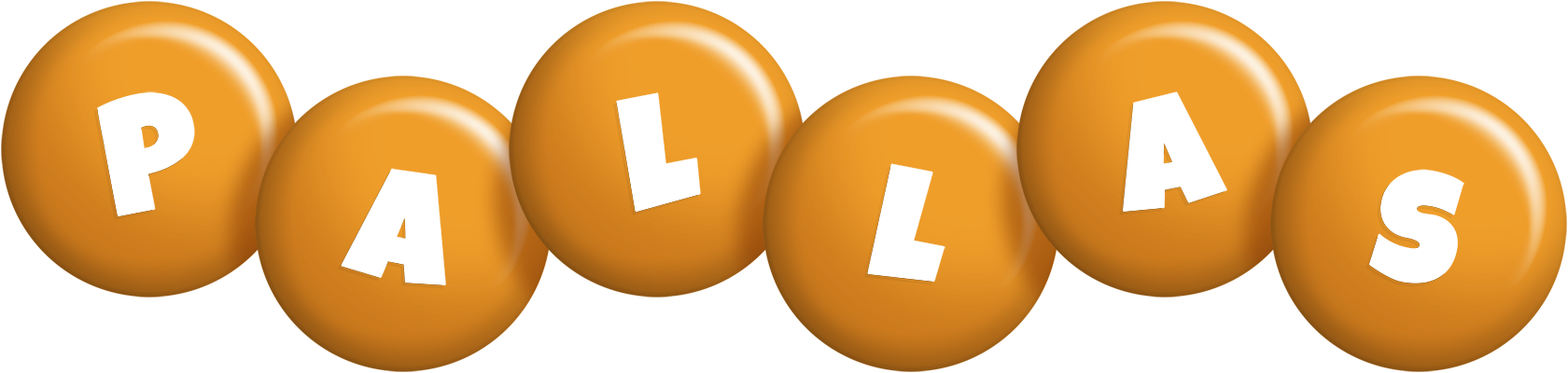 Pallas candy-orange logo