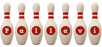 Pallavi bowling-pin logo
