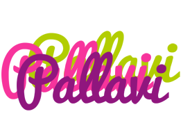 Pallavi flowers logo
