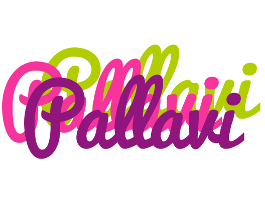 Pallavi flowers logo