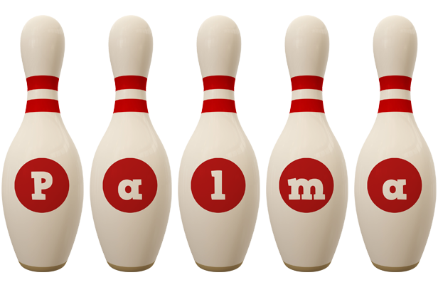 Palma bowling-pin logo