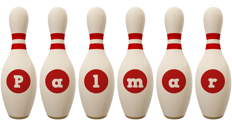 Palmar bowling-pin logo