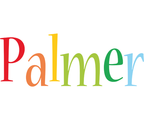Palmer birthday logo