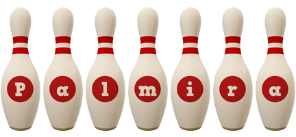 Palmira bowling-pin logo